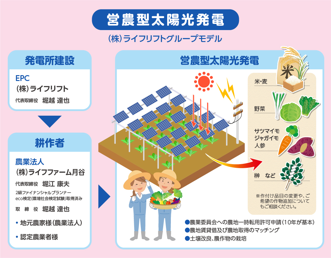 営農型太陽光発電グループモデル